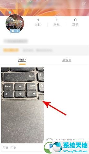 点击打开想要删除的视频