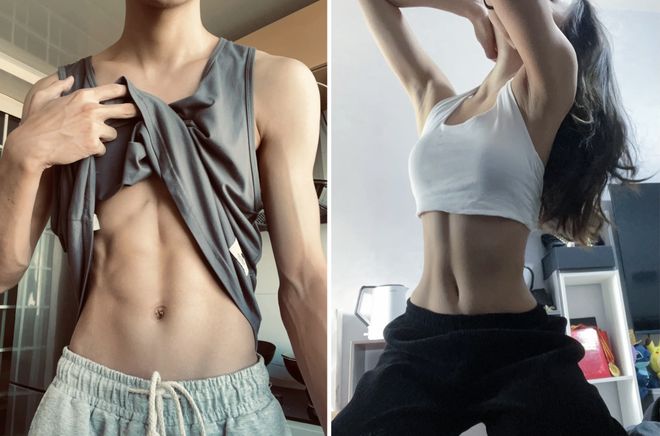 腰臀比_全身照VS自拍照_立式收腹机有效果吗