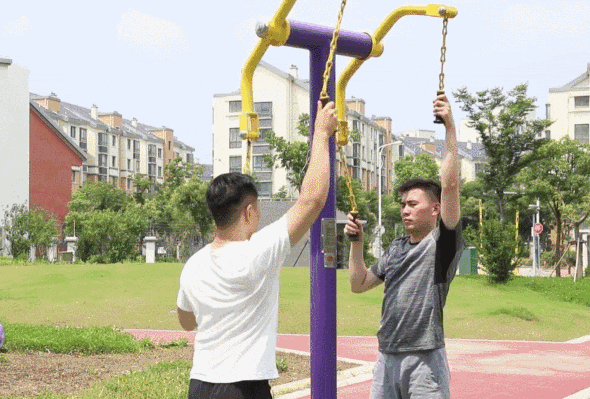 上海社区公共体育设施_健身椅使用方法_社区健身器材使用方法