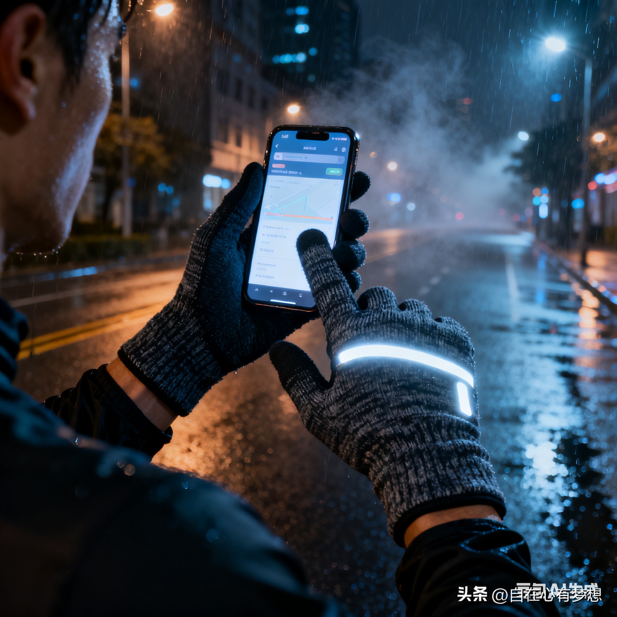 跑步手套保暖防风_健身手套怎么选择_跑步手套导电材质